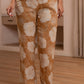 Juniper Women'S Brown Floral Printed Co-Ord Set With Button Details - Swadesiicart