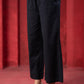 Juniper Black Tonal Sequin Embellished Straight Kurta Set - Swadesiicart