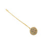 NVR Women's Trending Stylish Gold-Polished Maang Tikka | Swadesiicart