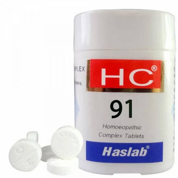 Haslab Homeopathy HC 91 Camphor Complex Tablets | Swadesiicart