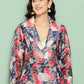 Ahalyaa Women's Traditional Wear Co-ods - Blue | Swadesiicart
