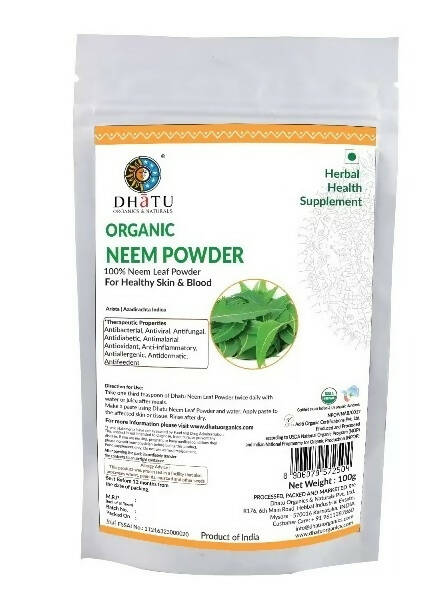 Dhatu Organics & Naturals Neem Leaf Powder | Swadesiicart