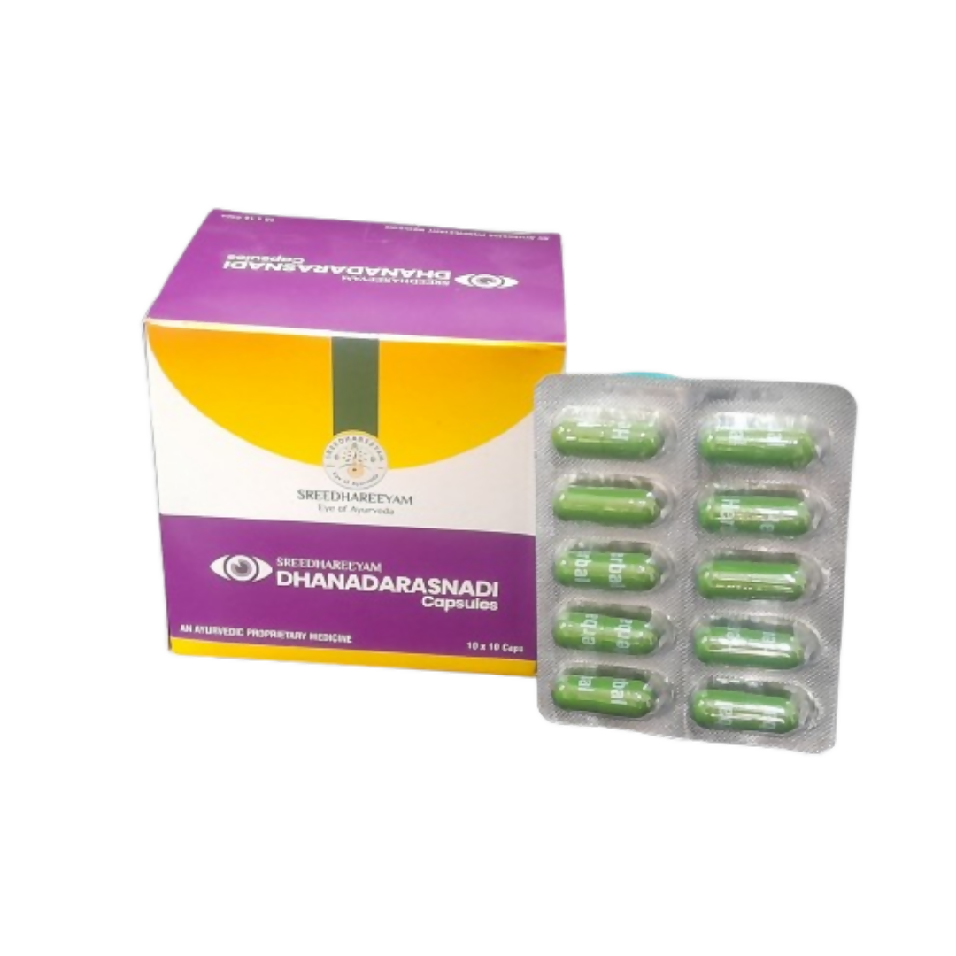 Shreshtha Herbals Dhanadarasnadi Capsules | Swadesiicart