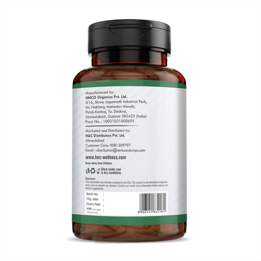 H&C Herbal Bromelain Veg Capsules - Swadesiicart