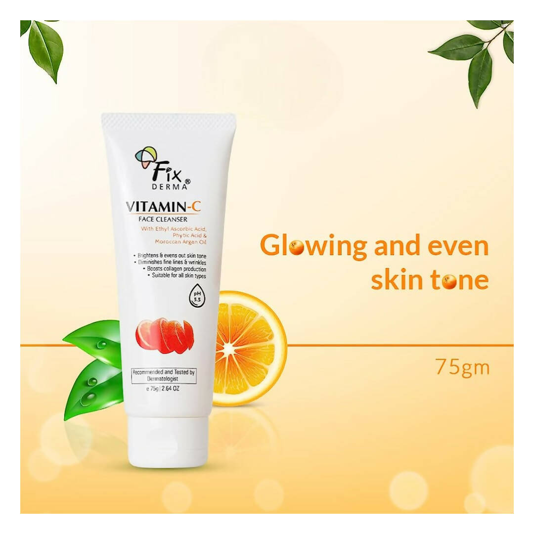 Fixderma Vitamin C Face cleanser - Swadesiicart