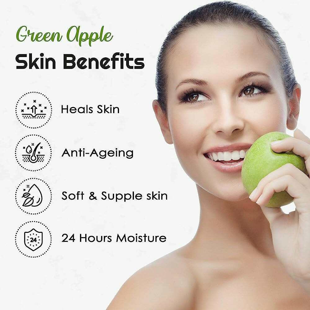 NutriGlow Advanced Organic Green Apple Facial Toner - Swadesiicart