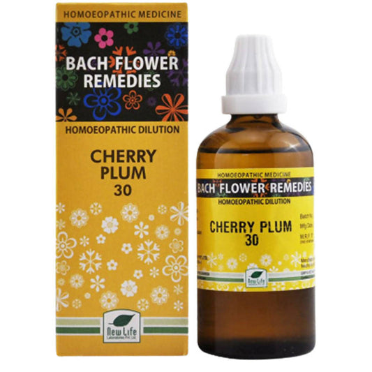 New Life Homeopathy Bach Flower Remedies Cherry Plum Dilution | Swadesiicart