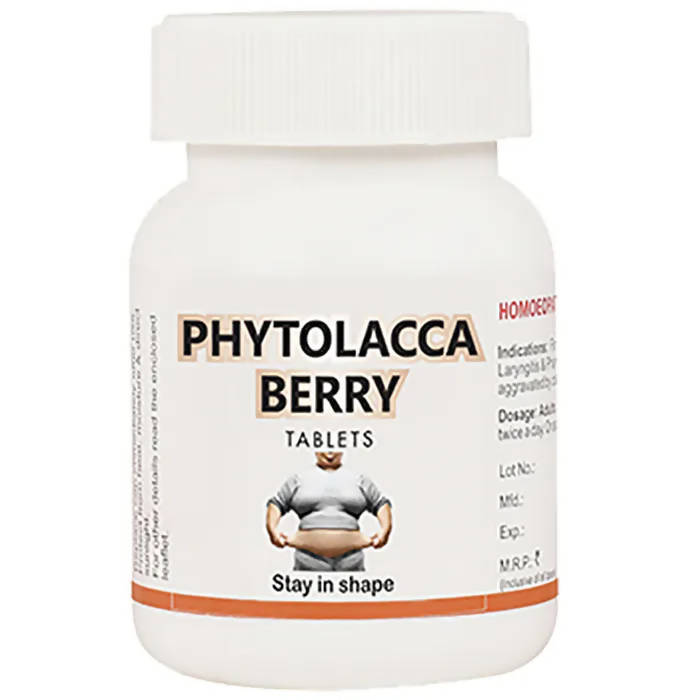 Bakson's Homeopathy Phytolacca Berry Tablets | Swadesiicart