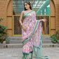 Vamsee Dhruvini Pink Georgette Saree - Swadesiicart