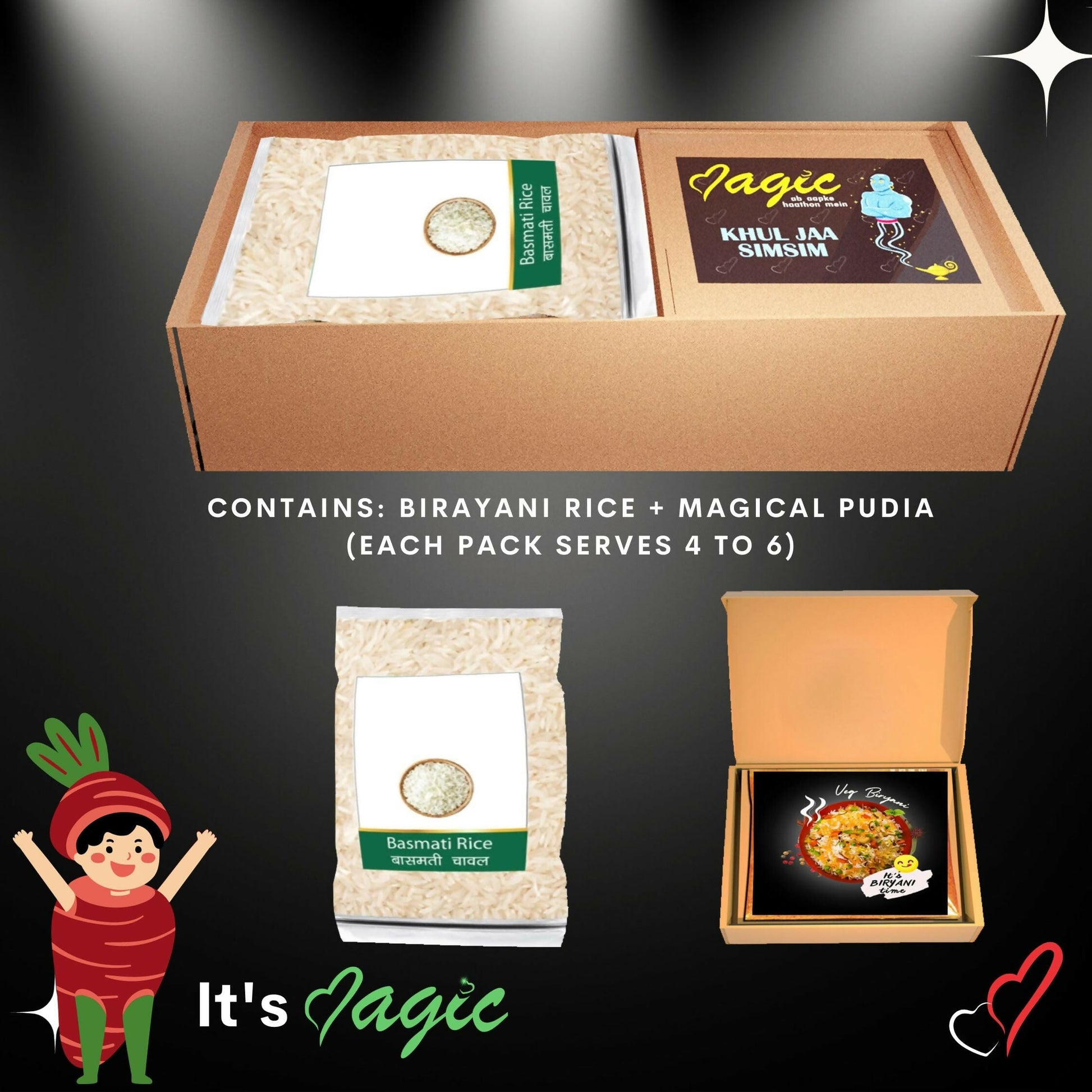 Sanskriti Magic Masala Bombay Biryani All-in-One Kit - Swadesiicart