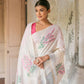 Vishnu Weaves Women's Pink Muga Cotton Woven Saree with Blouse - Swadesiicart