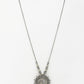 NVR Women's Silver-Toned German Silver Oxidised Pendant with Chain | Swadesiicart