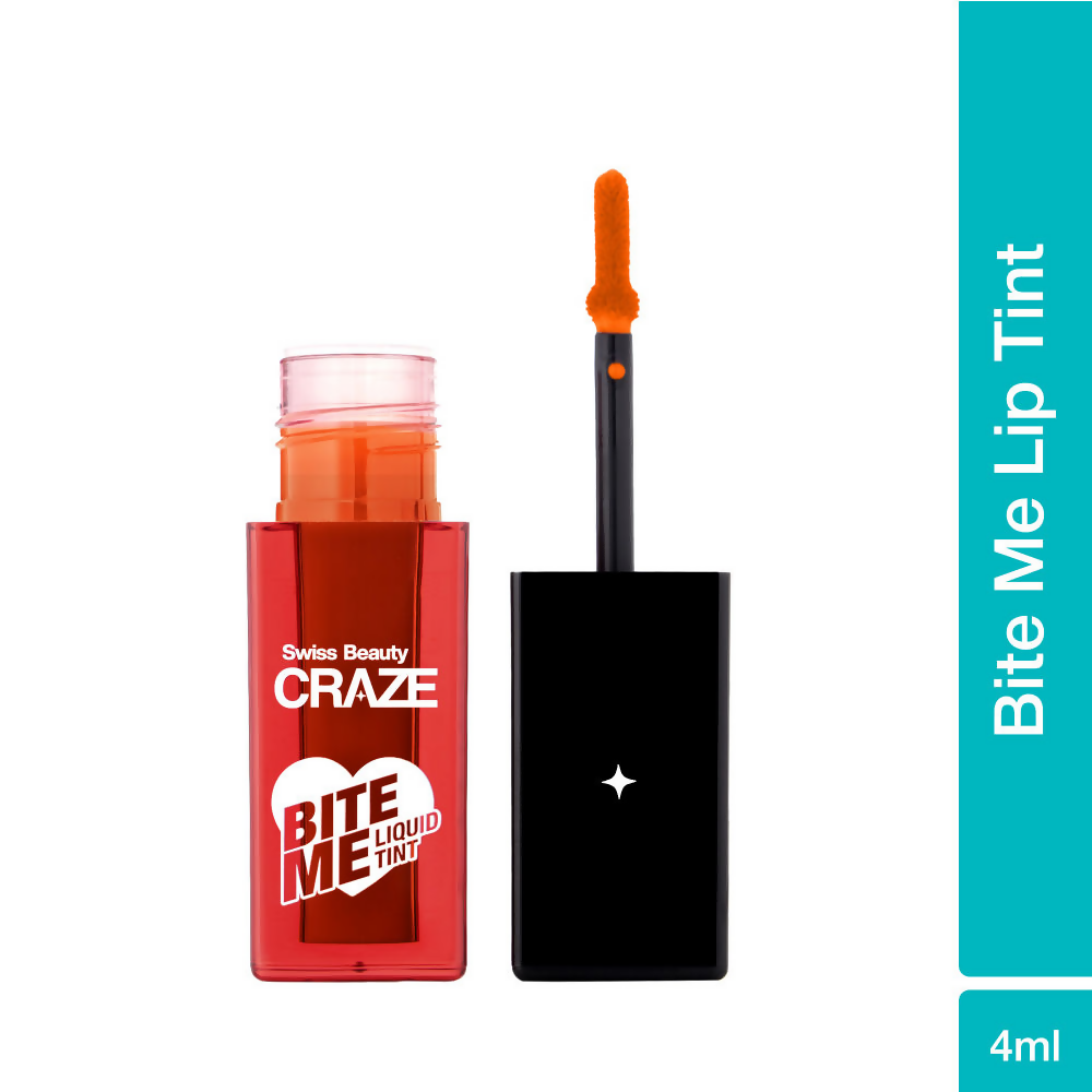Swiss Beauty Craze Bite Me Liquid Tint - 1 Juicy Peach | Swadesiicart