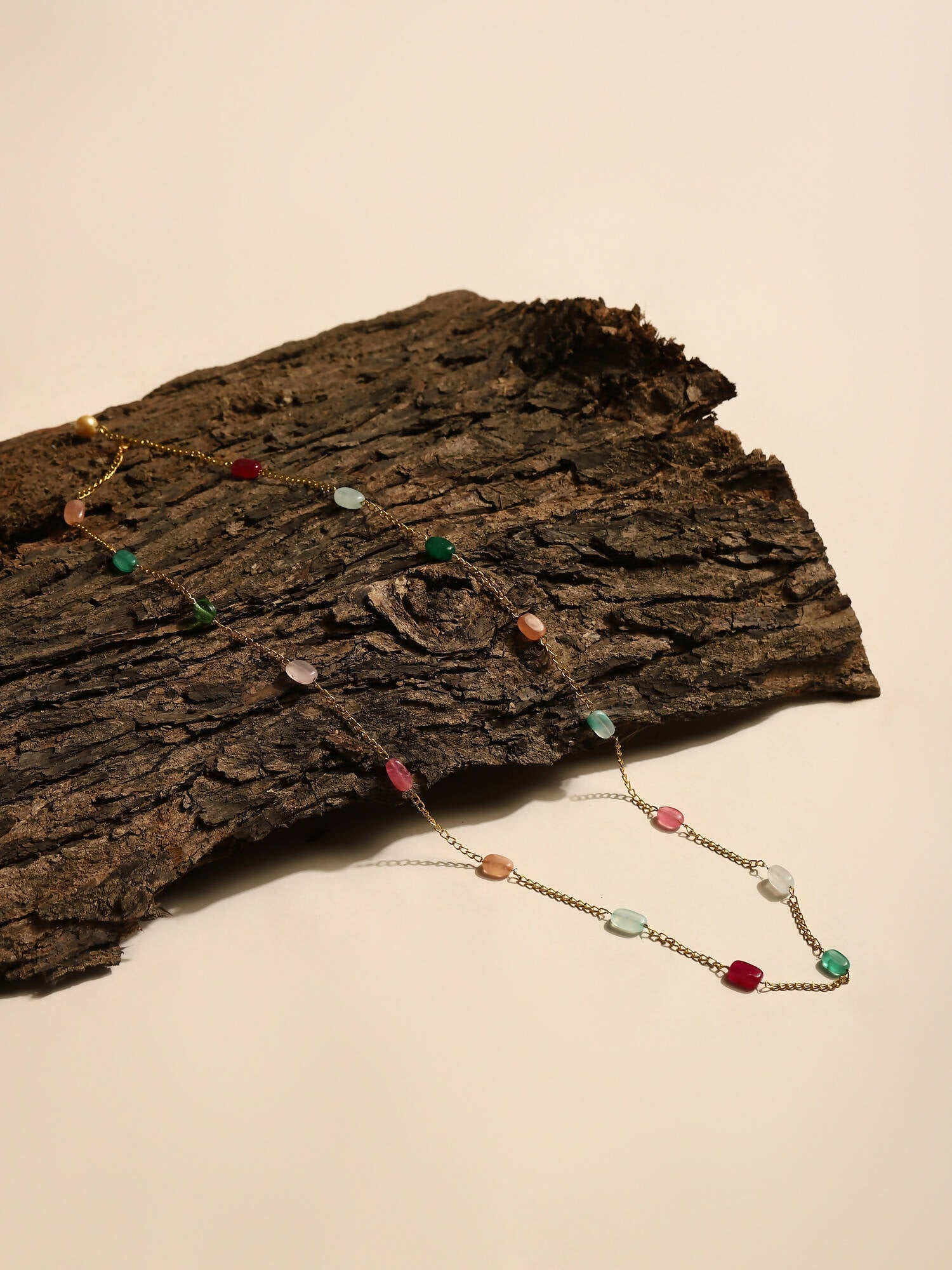 Women's Gold-Polished Chain - Ruby Raang | Swadesiicart