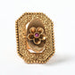 Mominos Fashion Joharkamal Gold-Polished Stone Studded Adjustable Finger Ring - Design 018 | Swadesiicart