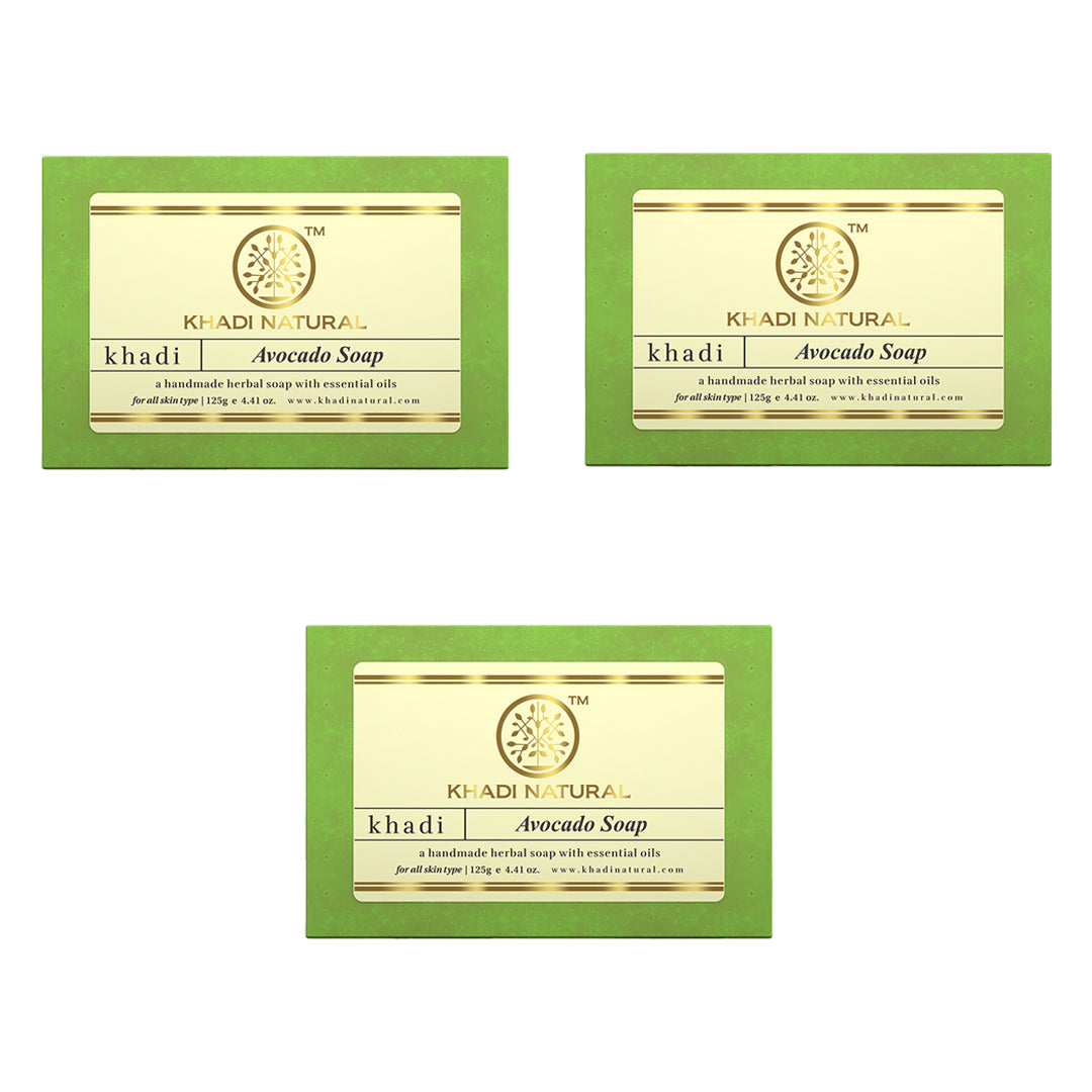 Khadi Natural Herbal Avocado Soap - 125gm