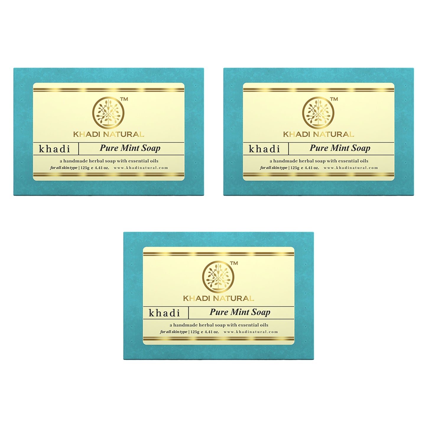 Khadi Natural Pure Mint Soap 125gm