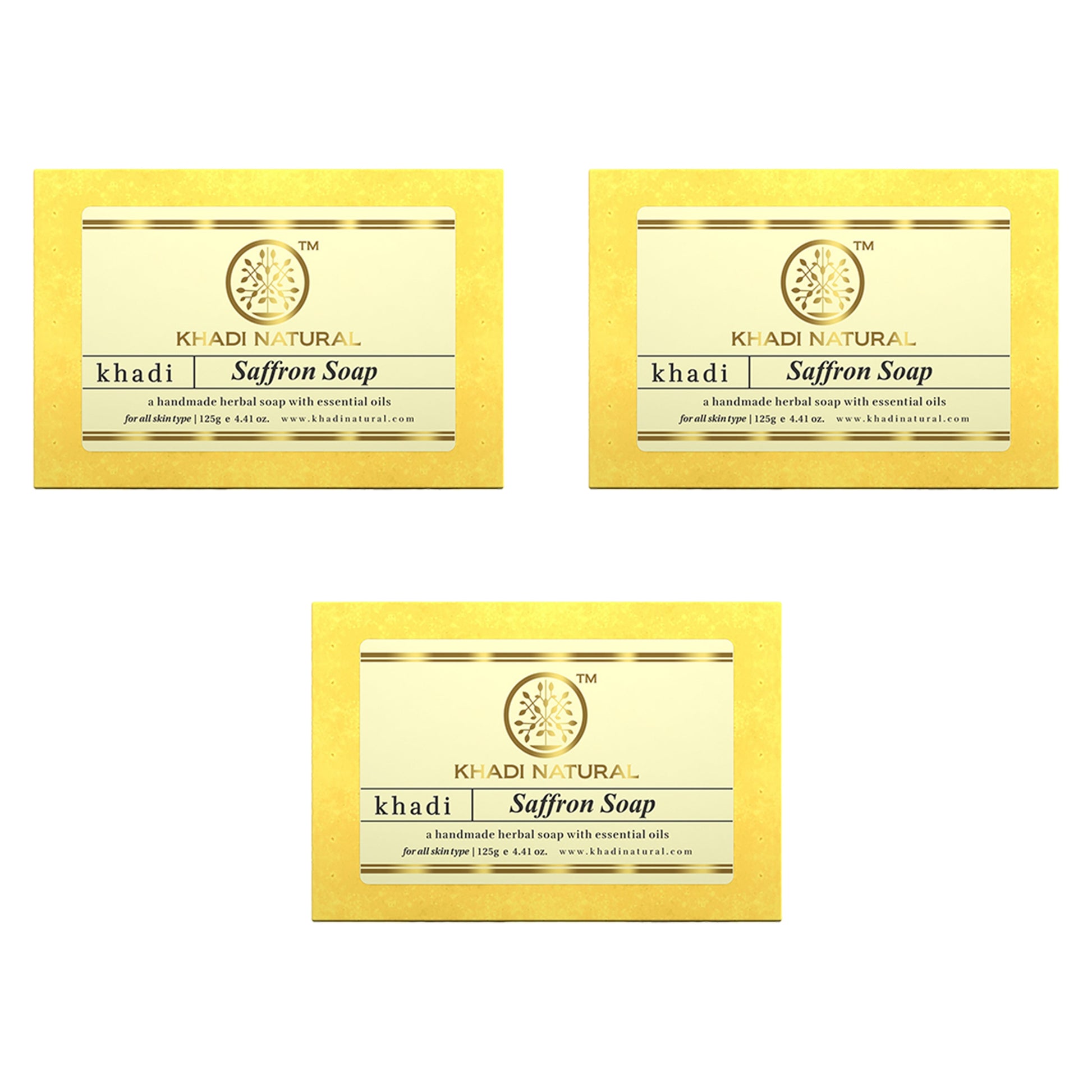 Khadi Natural Saffron Soap 125gm