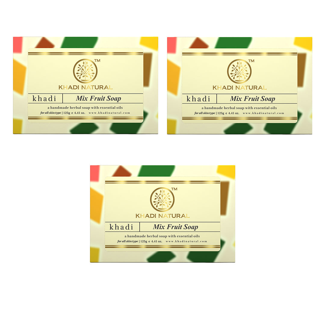 Khadi Natural Mix Fruit Soap 125gm