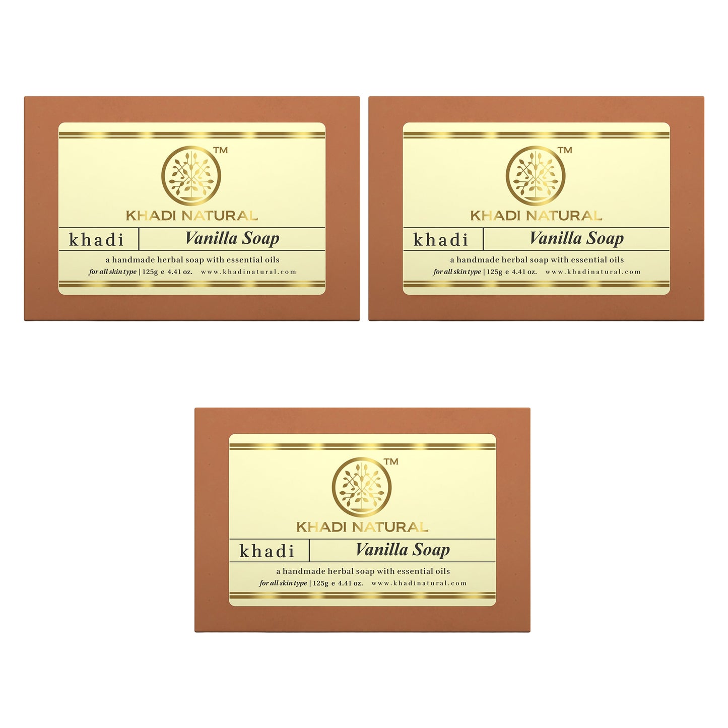 Khadi Natural Vanilla Soap - 125gm