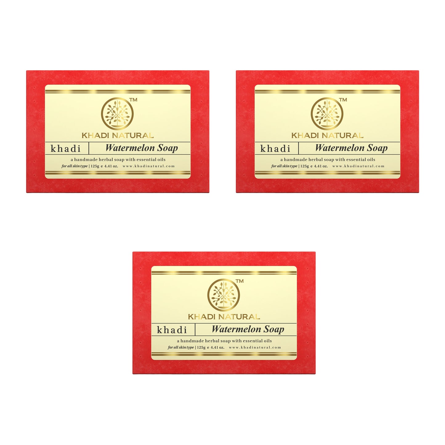 Khadi Natural Herbal Watermelon Soap - 125gm