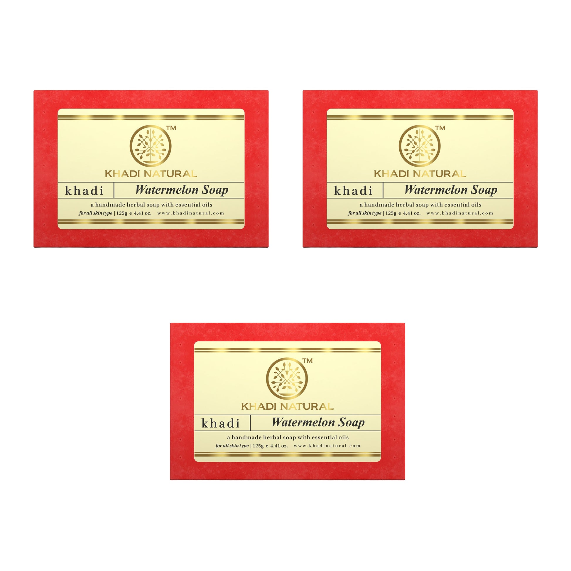 Khadi Natural Herbal Watermelon Soap - 125gm