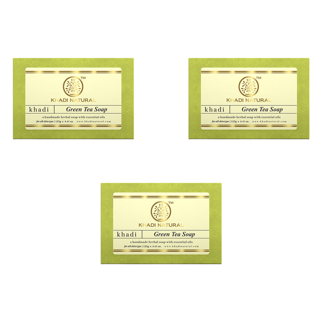 Khadi Natural Green Tea Soap - 125gm