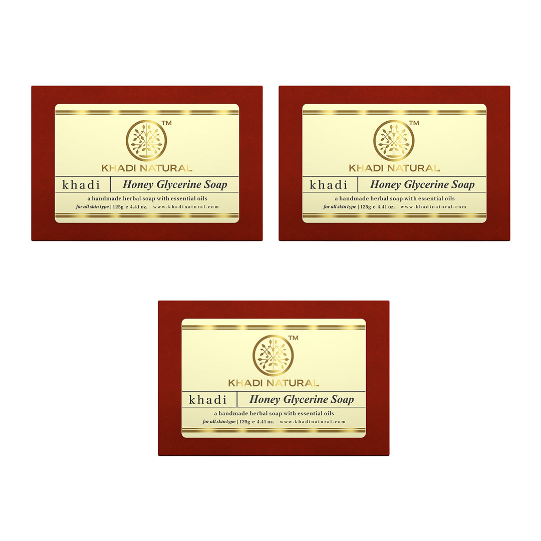 Khadi Natural Honey Glycerine Soap 125gm