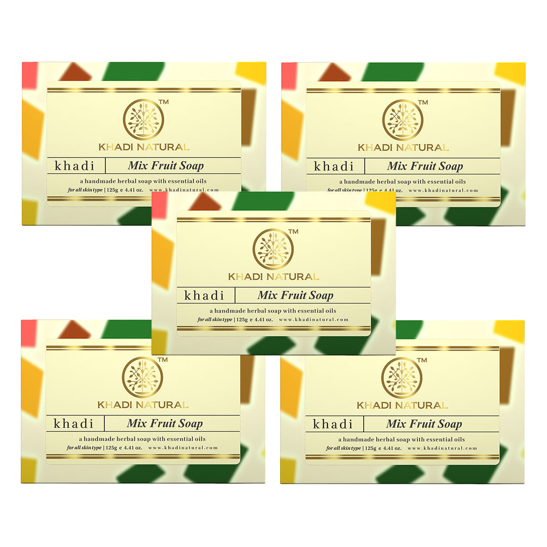 Khadi Natural Mix Fruit Soap 125gm