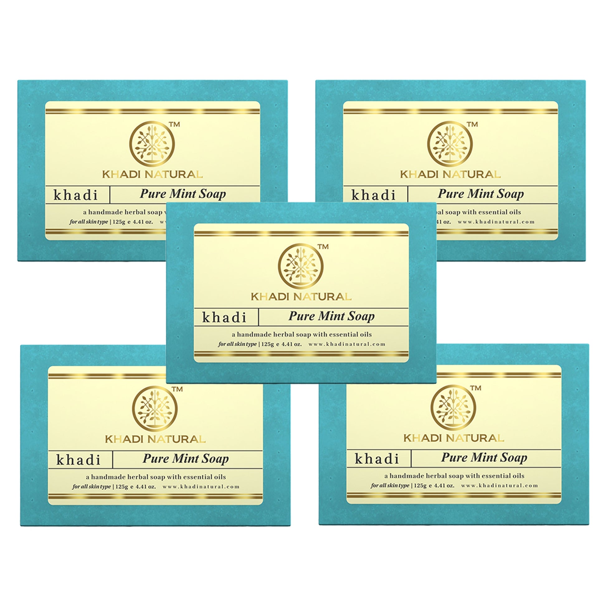 Khadi Natural Pure Mint Soap 125gm