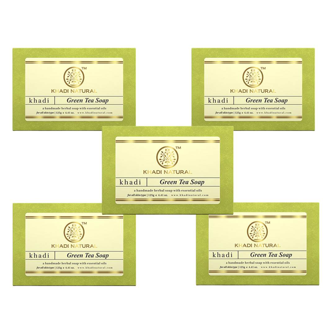Khadi Natural Green Tea Soap - 125gm