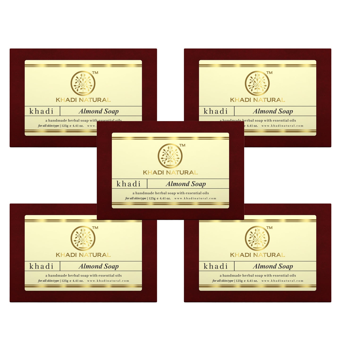 Khadi Natural Almond Soap - 125gm