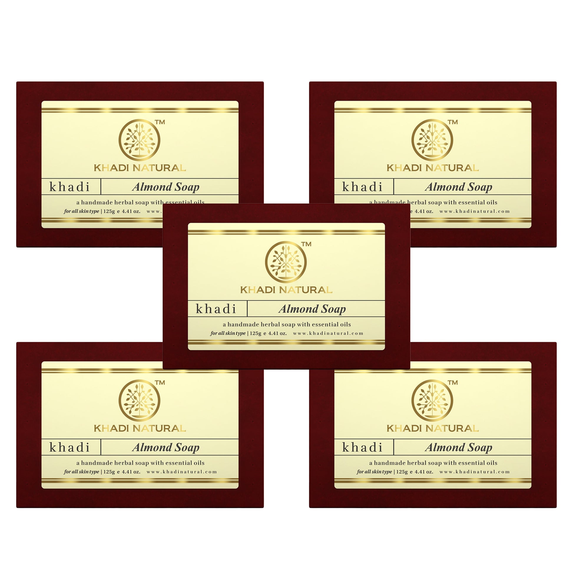 Khadi Natural Almond Soap - 125gm