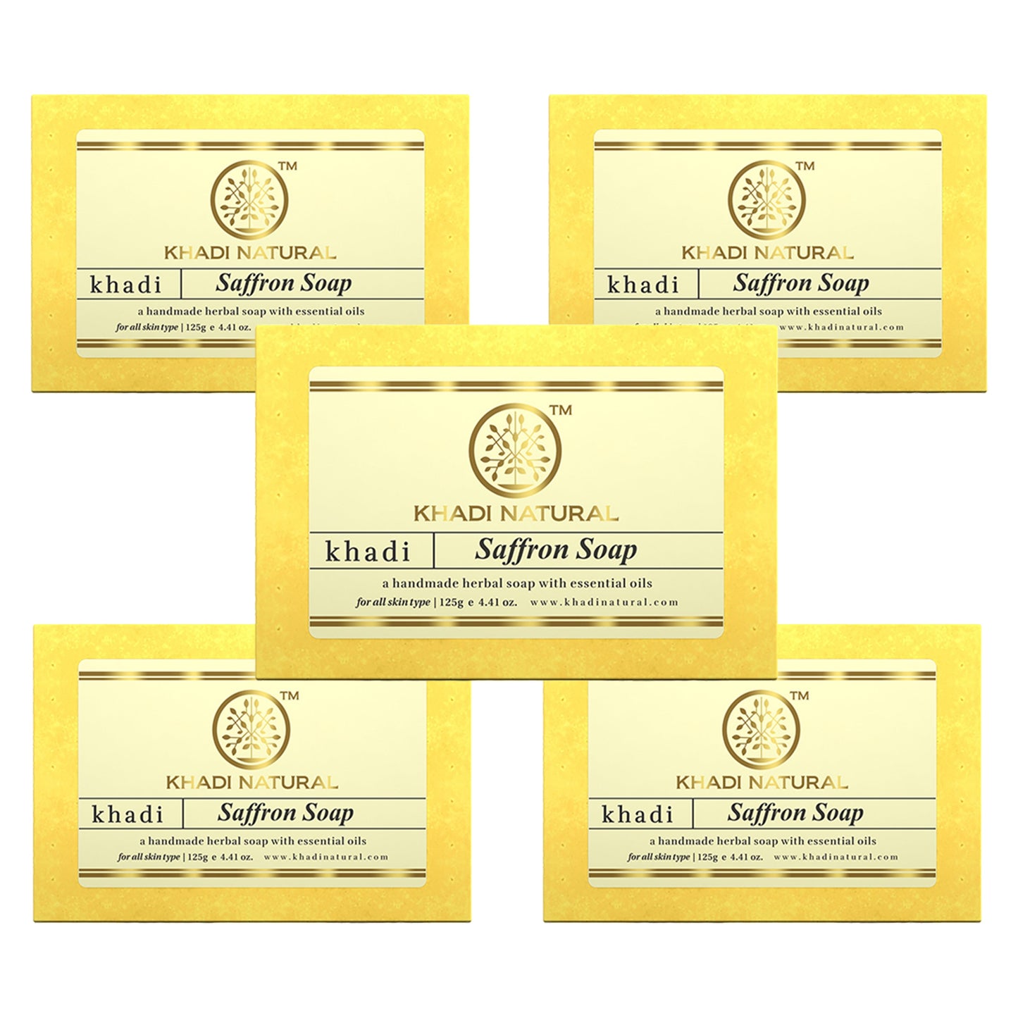 Khadi Natural Saffron Soap 125gm