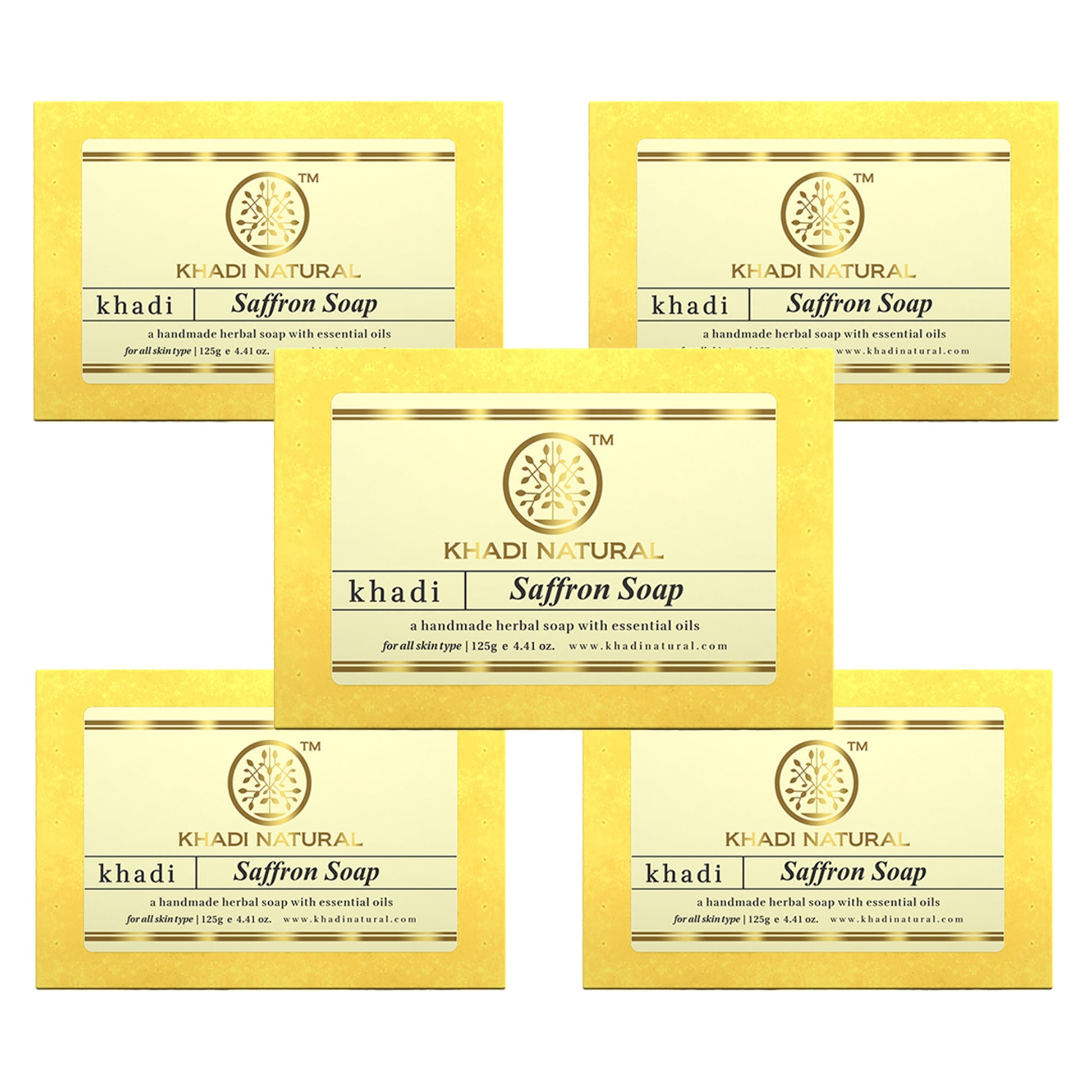 Khadi Natural Saffron Soap 125gm