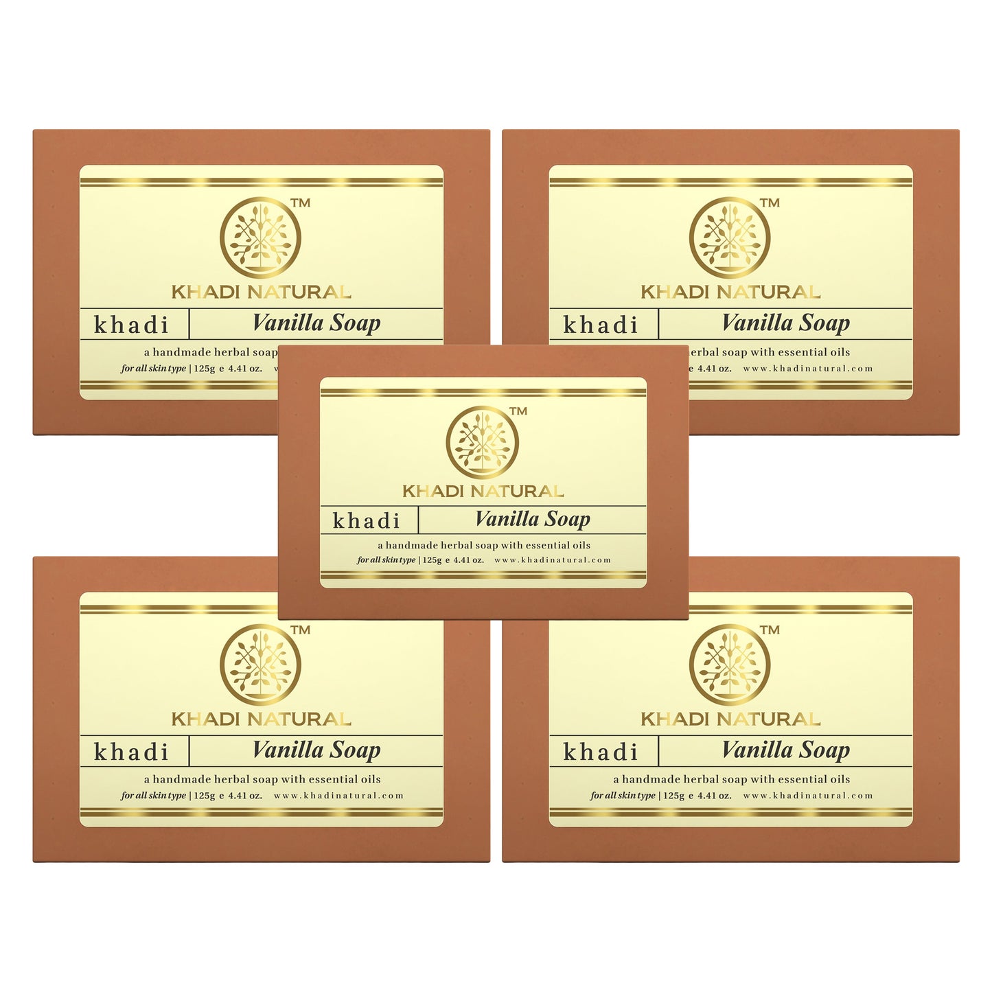 Khadi Natural Vanilla Soap - 125gm