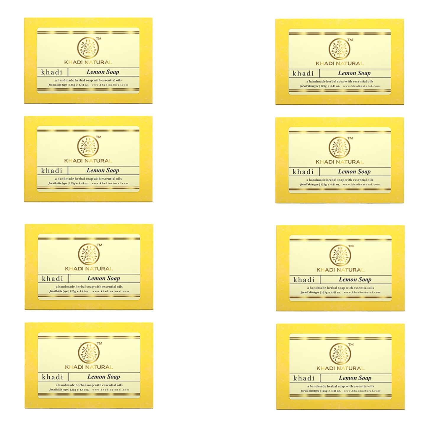 Khadi Natural Herbal Lemon Soap 125gm
