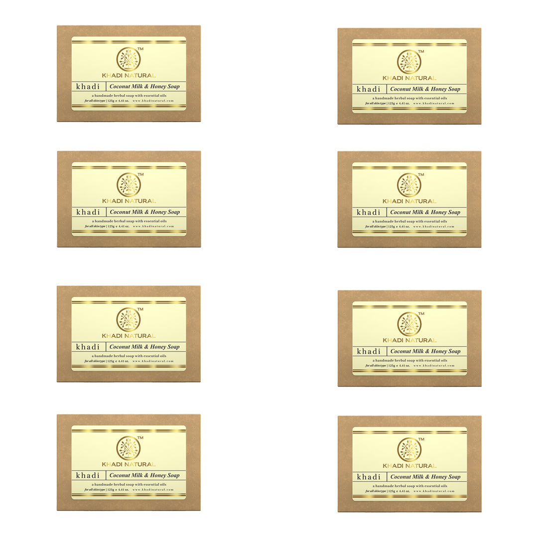 Khadi Natural Coconut Milk & Honey Soap 125gm