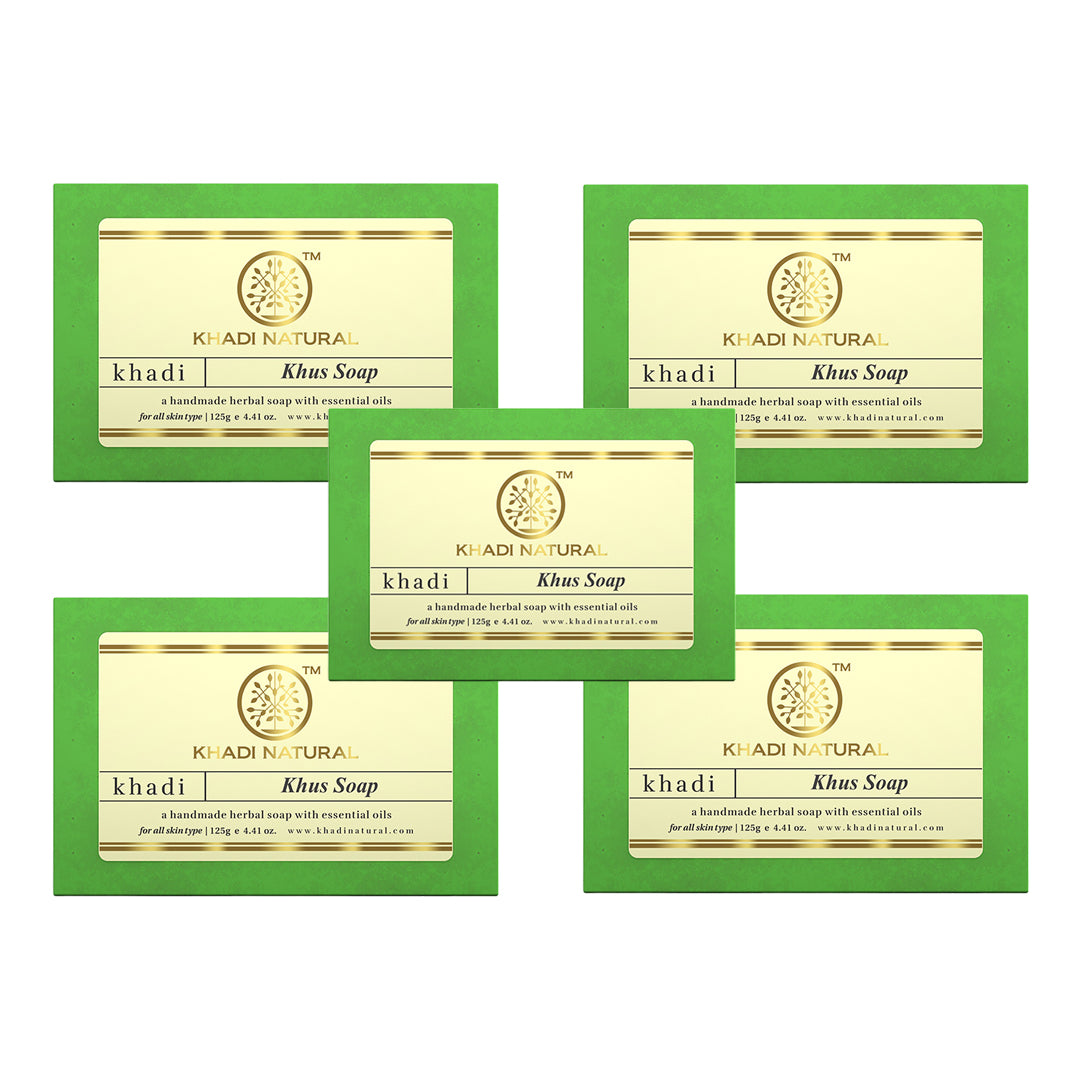 Khadi Natural Herbal Khus Soap - 125gm