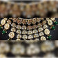 Jewel City Kundan Choker Necklace Set with Maang Tikka & Jhumka Earrings - Traditional Indian Bridal Jewelry Collection Gold-Plated | Swadesiicart