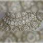 Jewel City Luxurious White Kundan Bridal Set - Complete Semi Wedding Jewelry Collection with Pearl Embellishments | Swadesiicart