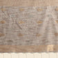 Vishnu Weaves Women's Brown Handloom Silk Zari Woven Saree with Blouse - Swadesiicart