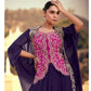 Aarshi Fashions Pink Chinon Wedding Gowns