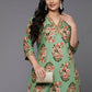 Ahalyaa Women's Traditional wear Kurta Set - Green | Swadesiicart