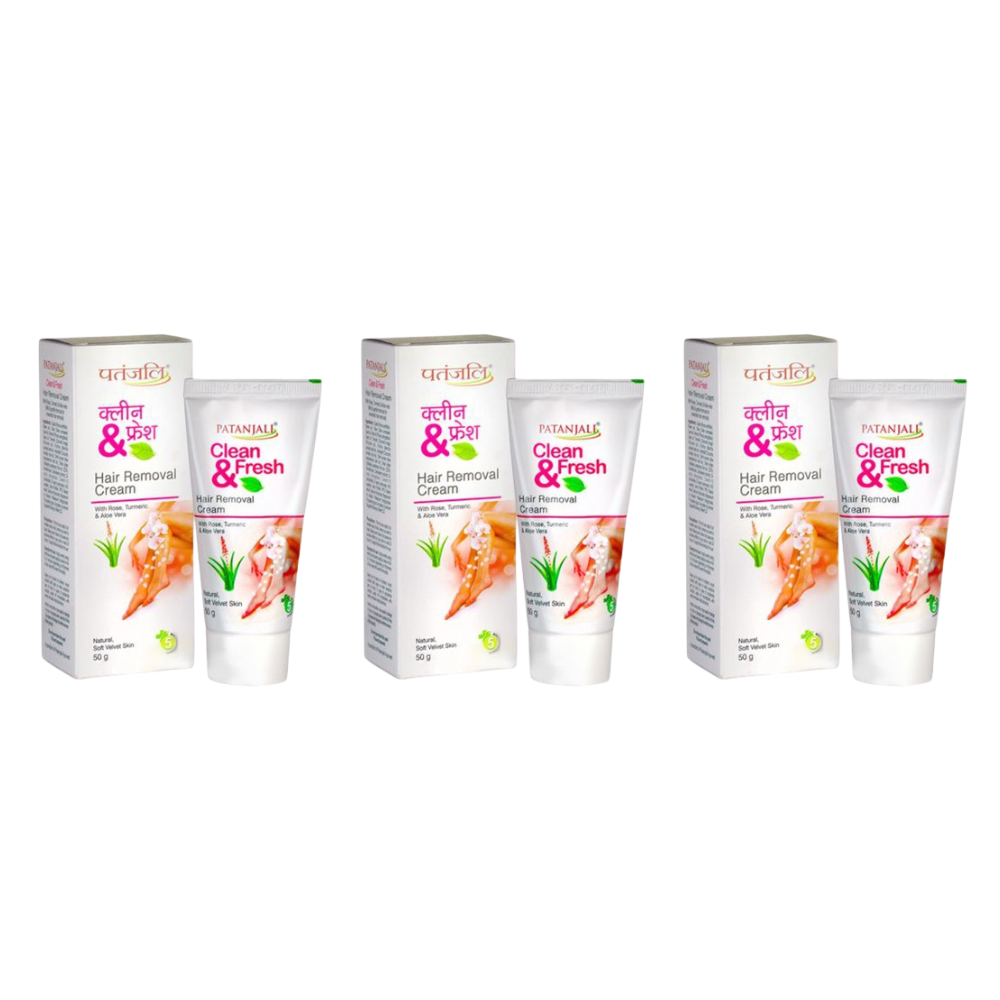 Patanjali Clean & Fresh Hair Removal Cream | Swadesiicart
