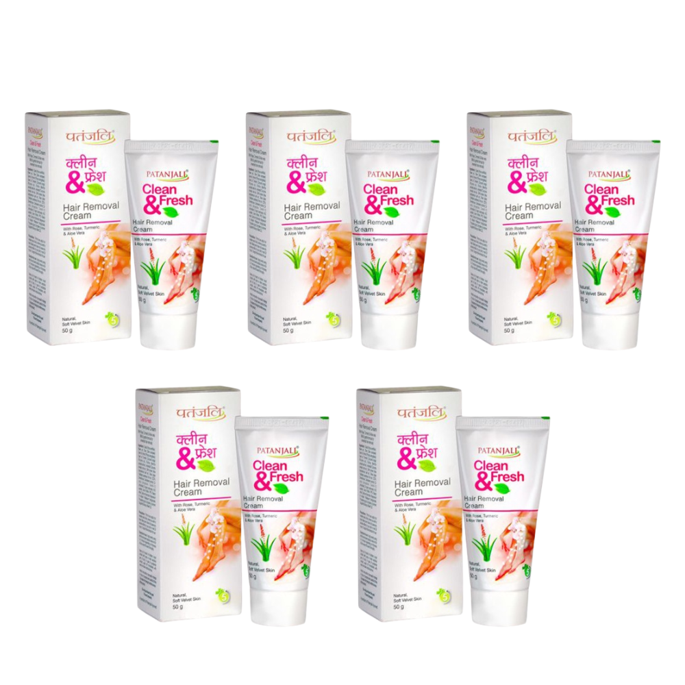 Patanjali Clean & Fresh Hair Removal Cream | Swadesiicart