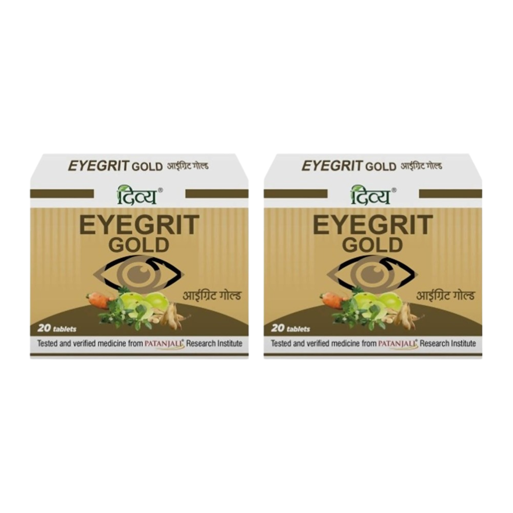 Patanjali Divya Eyegrit Gold Tablets – Ayurvedic Eye Nutrition & Vision Support