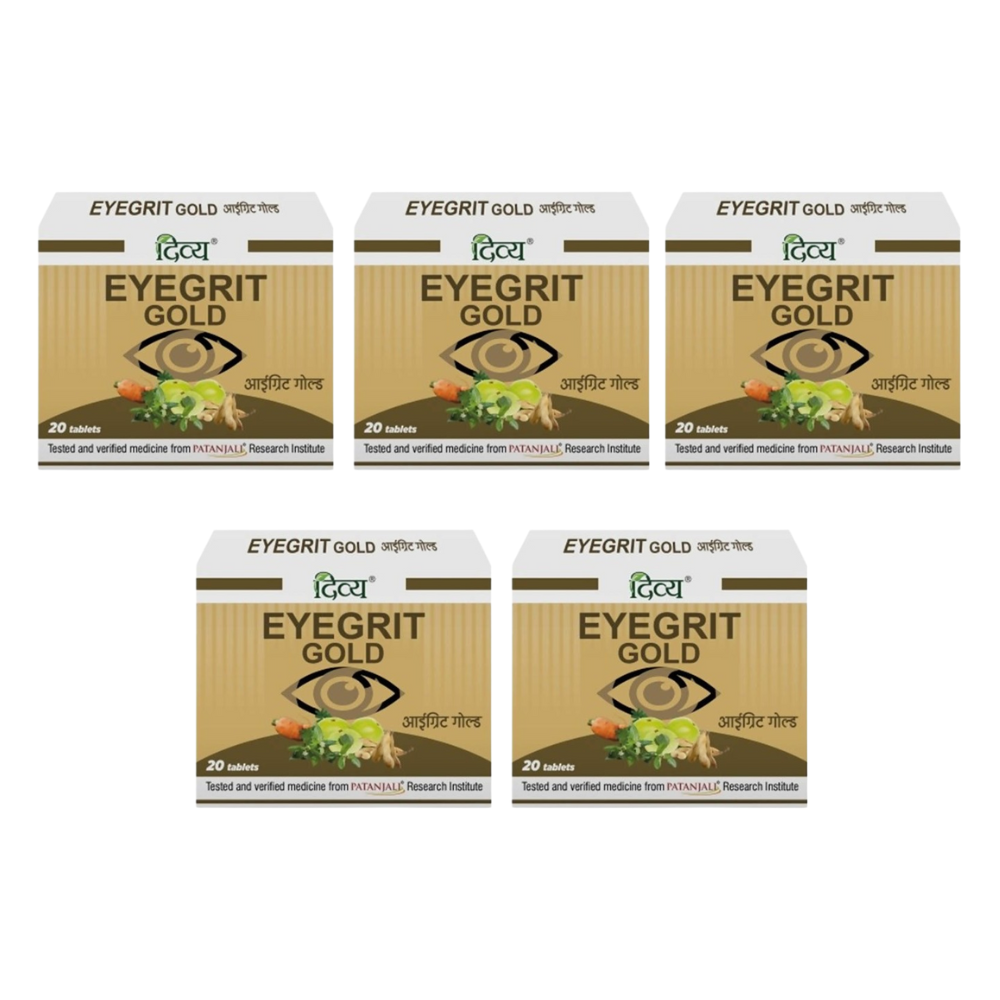 Patanjali Divya Eyegrit Gold Tablets – Ayurvedic Eye Nutrition & Vision Support