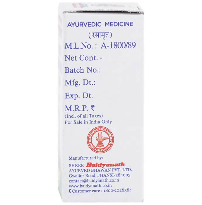Baidyanath Jhansi Mukta Panchamrit Ras Tablets - Swadesiicart