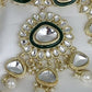 Jewel City Crystal Glass Kundan Choker Set with Maang Tikka - Royal Wedding Collection (Premium Pearl Drops) | Swadesiicart